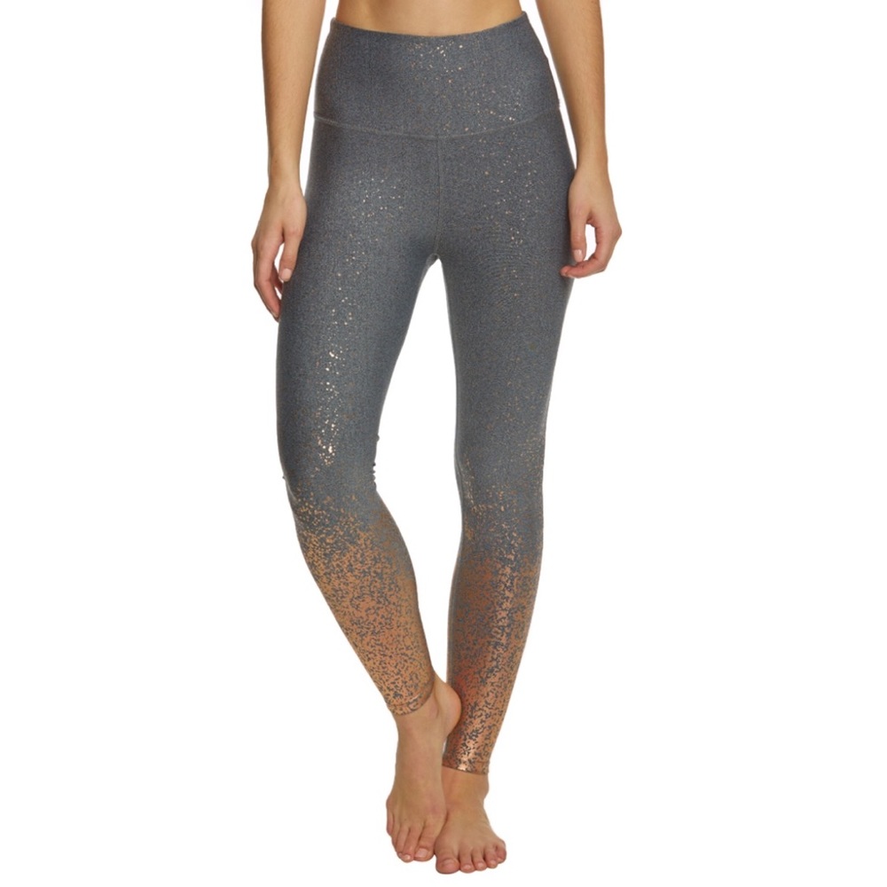 Beyond Yoga Alloy Ombre High Waisted Midi Leggings